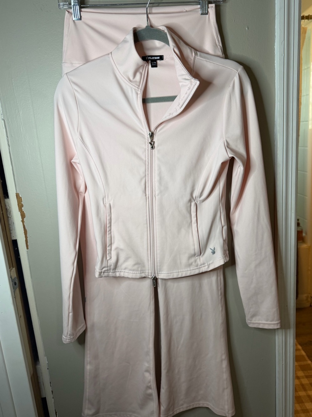 Playboy Women's Activewear Matching Set Minimalist Y2K Size Large